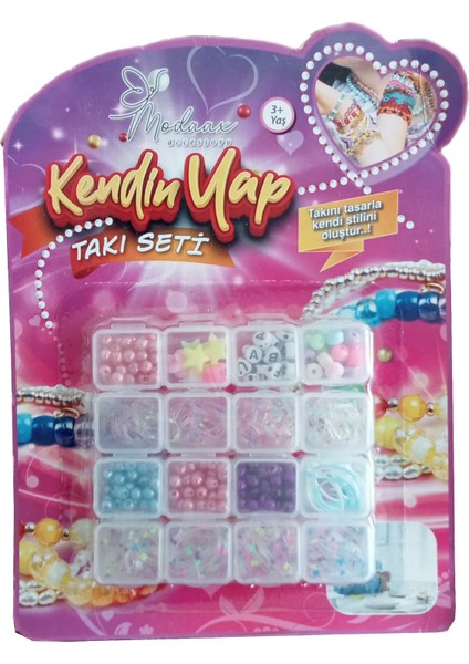 16 Bölümlü Takı Boncuk Yapım Seti