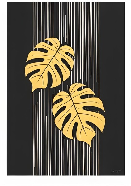 Matisse - Boho - Art Deco - Soyut - Doğa ( 3 Lü Çerçevesiz ) Poster - Afiş - Tablo KR2C00925/ modelleri
