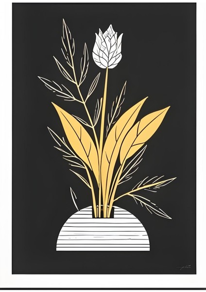 Matisse - Boho - Art Deco - Soyut - Doğa ( 3 Lü Çerçevesiz ) Poster - Afiş - Tablo KR2C00925/ fırsatları