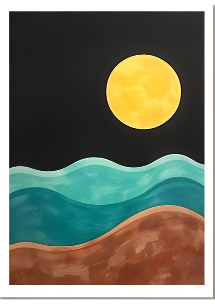 Matisse - Boho - Art Deco - Soyut - Doğa ( 3 Lü Çerçevesiz ) Poster - Afiş - Tablo KR2C00891/ modelleri