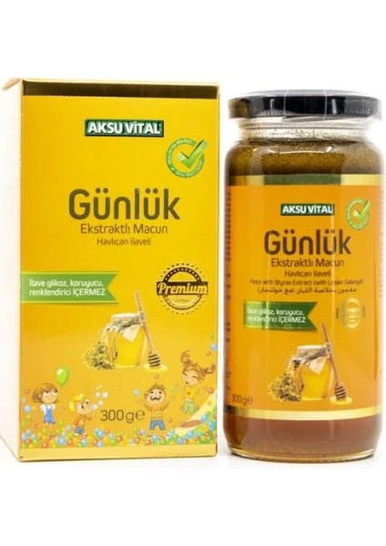 Aksu Vital Günlük Ekstraktlı Çocuk Macunu 300GR