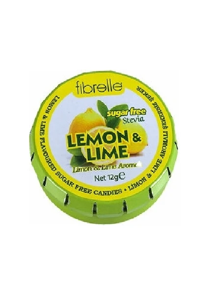 Stevialı Şekersiz Şeker Limonlu 3 Adet