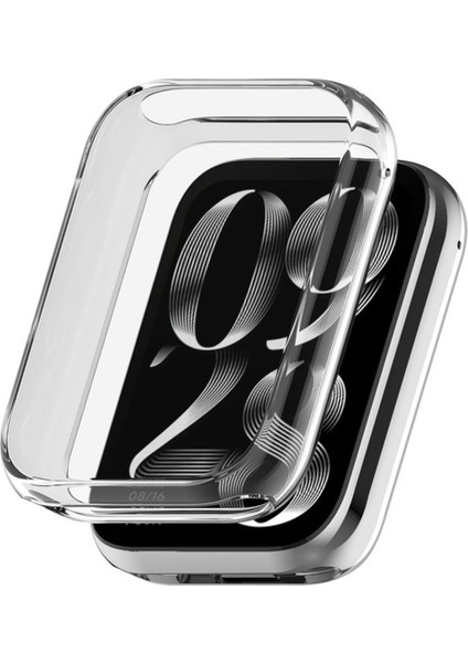 Xiaomi Smart Band 9 Pro ile Uyumlu Önü Kapalı Ekran Korumalı Silikon Kılıf - FC010