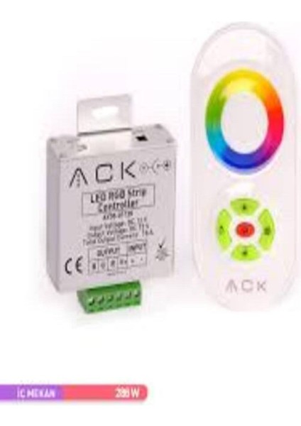 12V 18A 288W Dokunmatik Kumandalı LED Controller Rgb