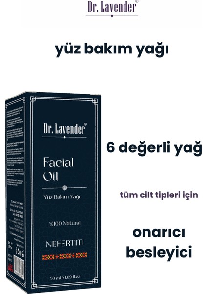 6 Çeşit Esansiyel Doğal Yağlı Yüz Bakım Yağı