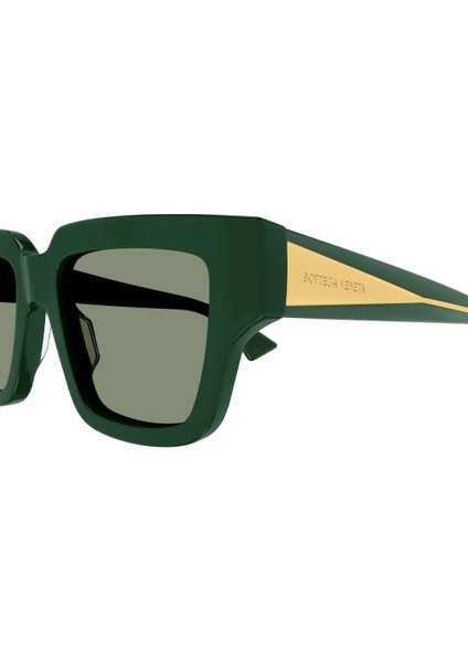 BV1276S 003 Yeşil Dikdörtgen Kadın Güneş Gözlüğü 52-19 modelleri