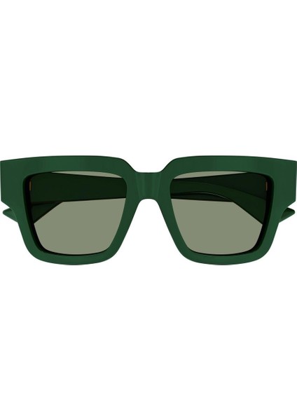 BV1276S 003 Yeşil Dikdörtgen Kadın Güneş Gözlüğü 52-19 fırsatları
