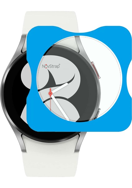 Samsung Galaxy Watch 4 40MM ile Uyumlu Ekran Koruyucu Temperli Cam Kolay Uygulama Aparatlı
