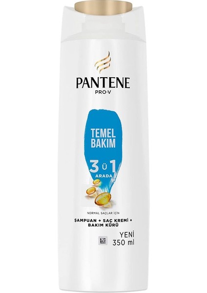 Pantene Şampuan Klasi̇k Bakım 350 ml Paket (3 Adet)