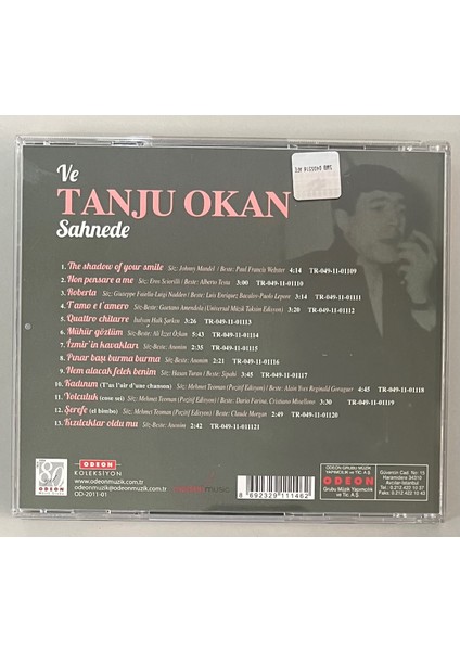 Tanu Okan - Tanju Okan Sahnede CD