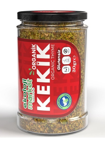 Organik Glutensiz Kekik 30 gr x3