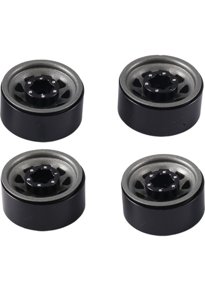 1 In Beadlock Jant Derin Çanak Negatif Ofset 3.78MM Hub 1/18 1/24 Rc Paletli Araba Eksenel SCX24 AX24 TRX4M FCX24,5 (Yurt Dışından)