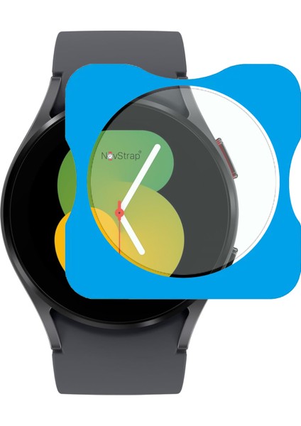Samsung Galaxy Watch 5 40MM ile Uyumlu Ekran Koruyucu Temperli Cam Kolay Uygulama Aparatlı