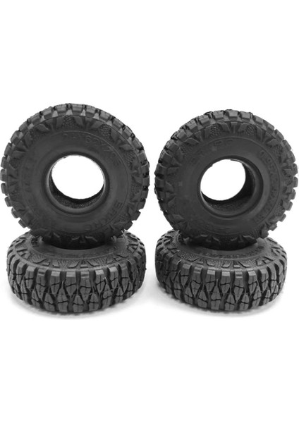 4 Adet 62MM 1.0 Inç Tekerlek Lastikleri Yumuşak Çamur Arazi Kauçuk Lastikler 1/24 Rc Paletli Araba Eksenel SCX24 Bronco Gladyatör Parçaları (Yurt Dışından)