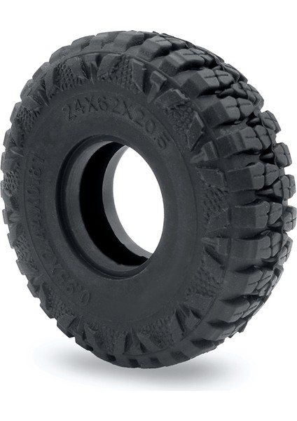4 Adet 62MM 1.0 Inç Tekerlek Lastikleri Yumuşak Çamur Arazi Kauçuk Lastikler 1/24 Rc Paletli Araba Eksenel SCX24 Bronco Gladyatör Parçaları (Yurt Dışından)