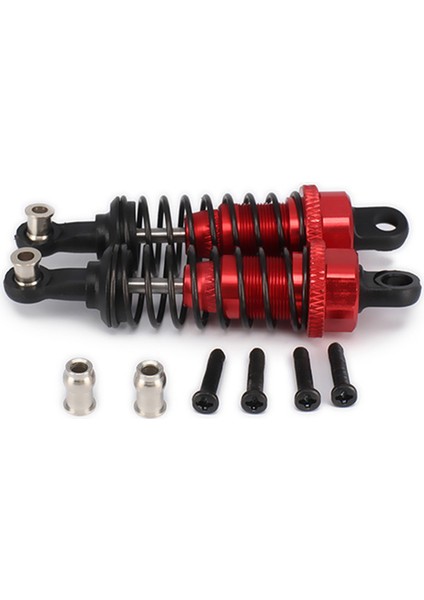 2 Adet Yağ Ayarlanabilir 65MM Amortisör Damperi Rc Araba Için 1/18 Wltoys A959 A969 A979 K929 Hpi Hsp Traxxas Losi Tamiya, Kırmızı (Yurt Dışından)