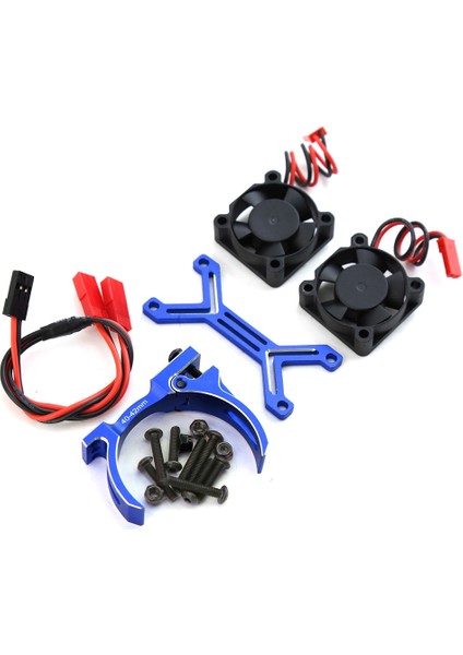 4068 4074 4082 4268 4274 Motor Isı Emici Soğutma Fanı 40-42MM Motor 1/7 1/8 Rc Araba Arrma Traxxas, Mavi (Yurt Dışından)
