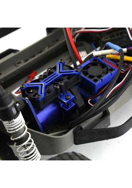 4068 4074 4082 4268 4274 Motor Isı Emici Soğutma Fanı 40-42MM Motor 1/7 1/8 Rc Araba Arrma Traxxas, Mavi (Yurt Dışından)