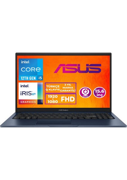 Vivobook 15 I5-1235U 24GB 1tb SSD 15.6" Fhd Freedos Taşınabilir Bilgisayar X1504ZA-NJ1020 006