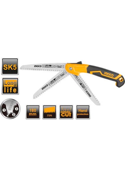 HFSW1808 Budama Testeresi 180 mm Katlanır