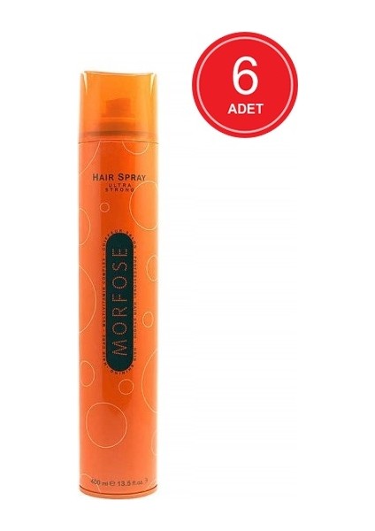 Ultra Strong Saç Spreyi 6 x 400 ml