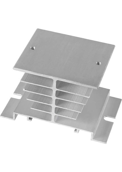 Ssr Alüminyum Soğutucu Blok Solid State Röleler Için 10A / 40A Ray Montaj Edilebilir Isı Sıcaklık Düşürücü Radyatör
