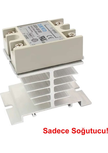 Ssr Alüminyum Soğutucu Blok Solid State Röleler Için 10A / 40A Ray Montaj Edilebilir Isı Sıcaklık Düşürücü Radyatör