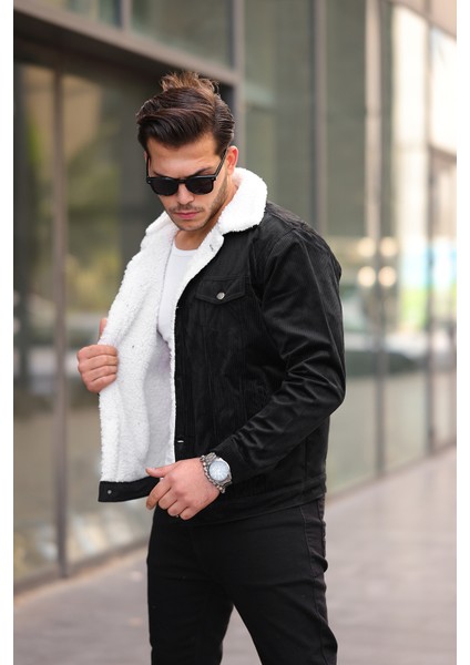 Kadife Içi Kürklü Ceket