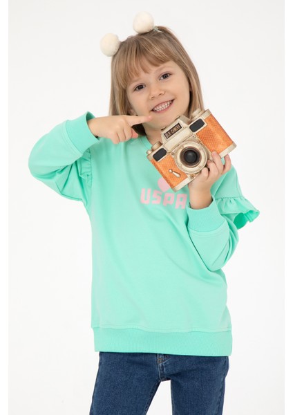 Kız Çocuk Mint Sweatshirt 50296389-VR090