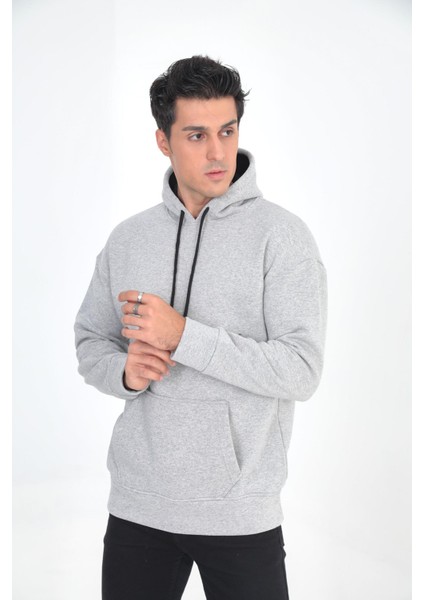 Erkek Oversize Kanguru Cep Sweatshirt fırsatları