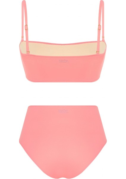 Hermia Kadın Straplez Yüksek Bel Bikini Takımı