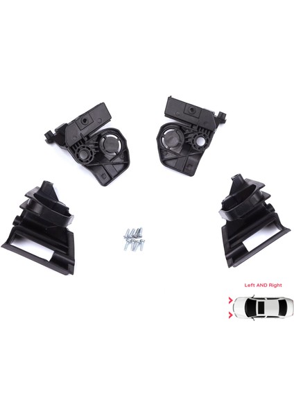 BHL583 Peugeot 308 Mk2 T9 2013-2021 4/5 Kapı 9807658080 9807657780 Için Sağ Sol Ön Far Ayak Tamir Seti