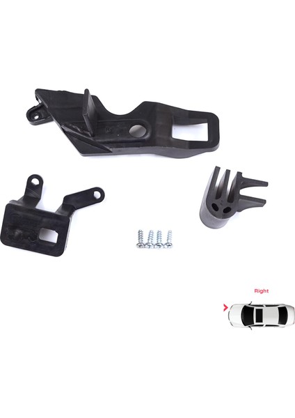 BHL582-2 Citroen C Elysee Dd 2017-2024 Makyajlı Kasa 9817297880 Için Sağ Ön Far Ayak Tamir Seti fiyatları