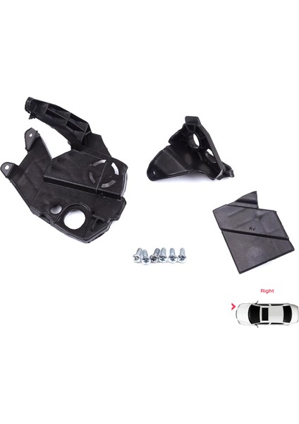 BHL584-2 Peugeot 3008 5008 Mk2 2016-2024 9814255780 Için Sağ Ön Far Ayak Tamir Seti