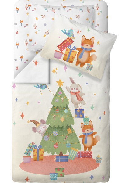 Festive %100 Pamuk Saten Bebek Nevresim Takımı