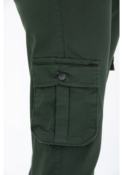 Kadın Jogger Rahat Kalıp Paça Lastikli Gabardin Pantolon indirimleri