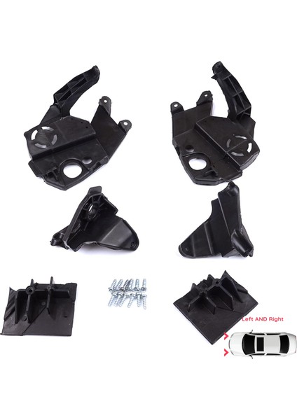 BHL584 Peugeot 3008 5008 Mk2 2016-2024 9814255880 9814255780 Için Sağ Sol Ön Far Ayak Tamir Seti