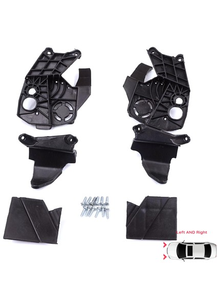 BHL584 Peugeot 3008 5008 Mk2 2016-2024 9814255880 9814255780 Için Sağ Sol Ön Far Ayak Tamir Seti fiyatları