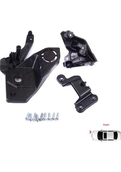 BHL581-2 Peugeot 208 E-208 Mk2 P21 2008 E-2008 Mk2 P24 2019-ON 1656169480 Için Sağ Ön Far Ayak Tamir Seti