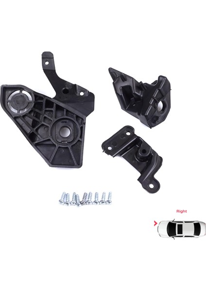 BHL581-2 Peugeot 208 E-208 Mk2 P21 2008 E-2008 Mk2 P24 2019-ON 1656169480 Için Sağ Ön Far Ayak Tamir Seti fiyatları