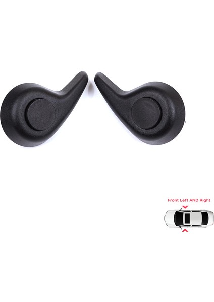 BDP1421 Renault Megane Mk4 Talisman 2015-ON Için Siyah Manuel Sağ Sol Ön Koltuk Ayar Yatırma Kolu Seti