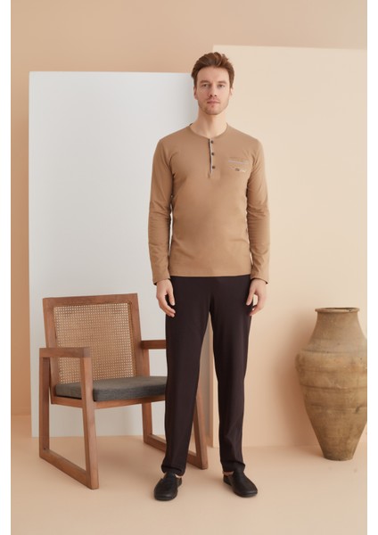 Elitepoint Erkek Düğmeli Yaka Pijama Takımı 1250 fiyatları