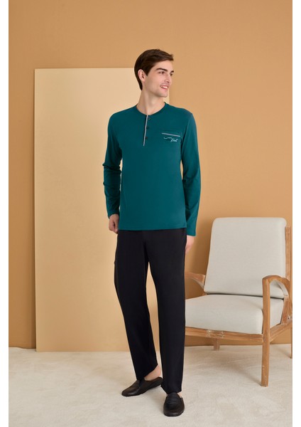 Elitepoint Erkek Düğmeli Yaka Pijama Takımı 1250