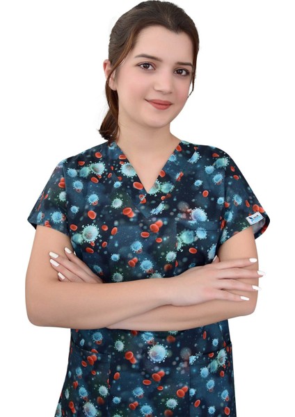 Virüs Desenli Master Likralı Alt Üst Takım modelleri