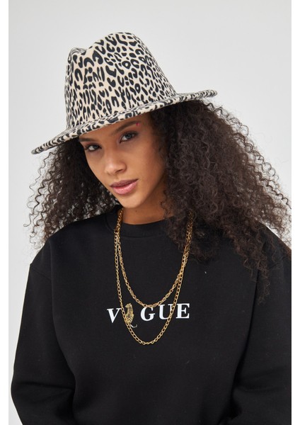 Vogue Yazı Baskılı Bisiklet Yaka Içi Polar Oversize Kesim Siyah Sweatshirt fırsatları