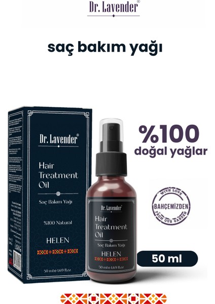 9 Çeşit Doğal Yağlı Parlaklık Veren Saç Bakım Yağı 50 ml