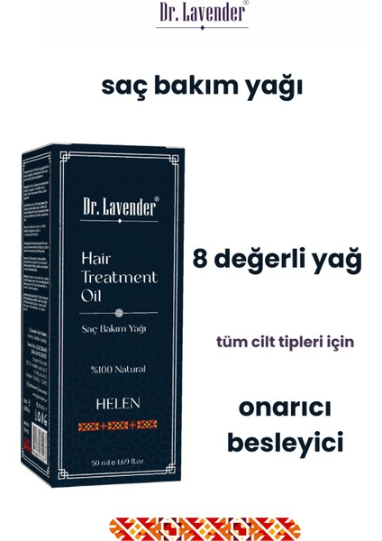 9 Çeşit Doğal Yağlı Parlaklık Veren Saç Bakım Yağı 50 ml