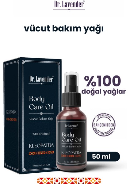 6 Çeşit Doğal Esansiyel Yağlı Vücut Bakım Yağı 50 ml