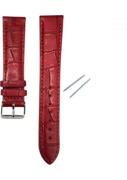RS2004S Renesance Deri Kayış - Red - 20MM