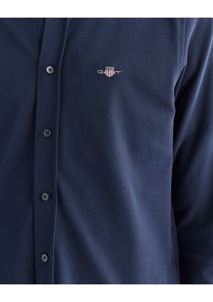 Erkek Lacivert Regular Fit Çizgili Gömlek 3824365T.410 indirimleri